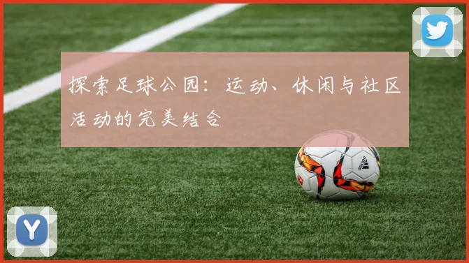 探索足球公园:运动、休闲与社区活动的完美结合